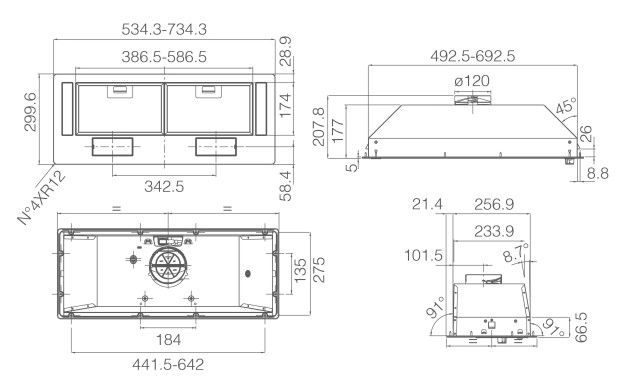 Аспиратор Elica Era C IX 72